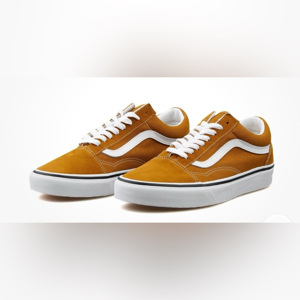 Vans Old Skool Gold Suede Sneakers Unisex Sz  8.5